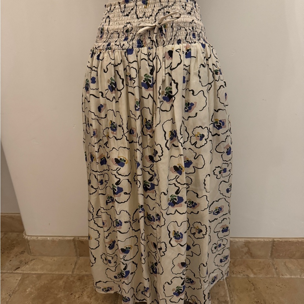 Apiece Apart Floral Print Women's Wabi Sabi Skirt,100% silk, 0, NWT